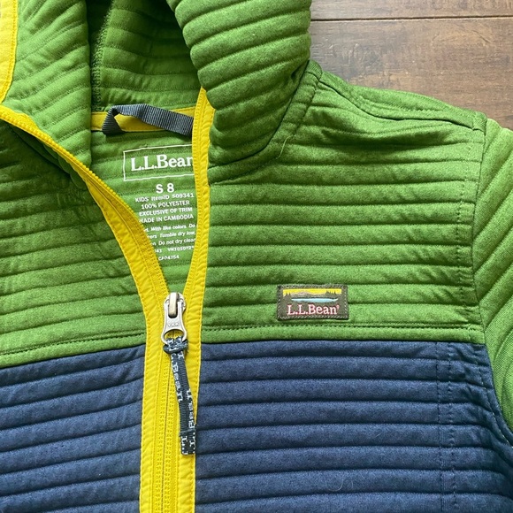 L.L. Bean Alright full zip Colorblock hoodie - Picture 7 of 8